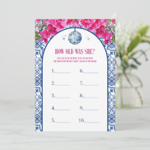 Mama Mia Hen Party Hoe oud was ze spel Kaarten