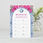 Mama Mia Hen Party Hoe Oud Was Ze Spelkaarten Kaart (Staand voorkant)