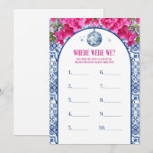 Mama Mia Hen Party Waar waren we Game Kaarten (Voorkant / Achterkant)