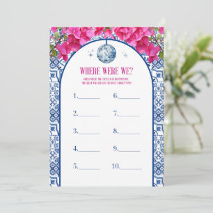 Mama Mia Hen Party Waar waren we Game Kaarten