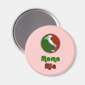 Mama Mia Italiaans Magneet (Voorkant / Achterkant)