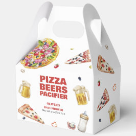 Mama Mia Italian Pizza Beer Pacifier Baby shower Bedankdoosjes