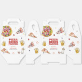 Mama Mia Italian Pizza Beer Pacifier Baby shower Bedankdoosjes (Ongevouwen)