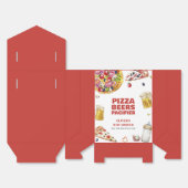 Mama Mia Pizza Beer Pacifier Baby shower Bedankdoosjes (Ongevouwen)