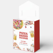 Mama Mia Pizza Beer Pacifier Baby shower Bedankdoosjes (Open)