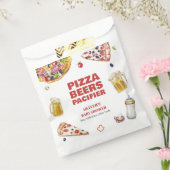Mama Mia Pizza Beer Pacifier Baby shower Bedankzakje (Gezegeld)