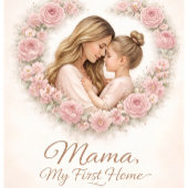Mama — Mijn eerste thuis | Moeder & dochter bloemm Koffiemok