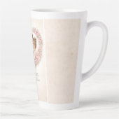 Mama — Mijn eerste thuis | Moeder & dochter bloemm Latte Mok (Rechts)