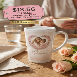Mama — Mijn eerste thuis | Moeder & dochter bloemm Latte Mok