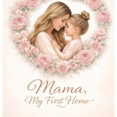 Mama — Mijn eerste thuis | Moeder & dochter bloemm Latte Mok