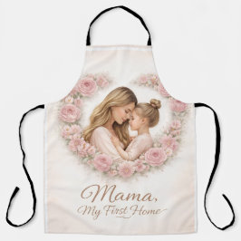 Mama — Mijn eerste thuis | Moeder & dochter bloemm Schort