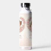 Mama — Mijn eerste thuis | Moeder & dochter bloemm Waterfles (Links)