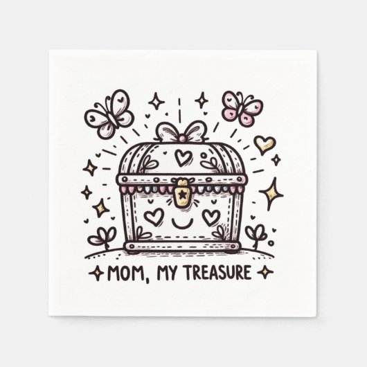 Mama, mijn schat servet (Voorkant)