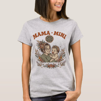 Mama Mini Licht Stalen T Shirt