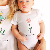 Mama mini matching Custom Wildflower Romper