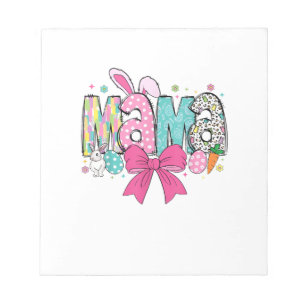 Mama Mini Pasen Matching Mama Bunny Pasen Dag T- Notitieblok