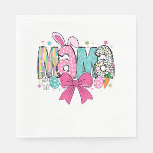 Mama Mini Pasen Matching Mama Bunny Pasen Dag T- Servet