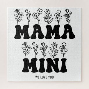 Mama Mini We Love You Custom Moederdag Legpuzzel