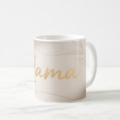 Mama Minimal Luxe Schrift Ontwerp Koffiemok (Voorkant rechts)