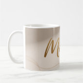 Mama Minimal Luxe Schrift Ontwerp Koffiemok (Links)