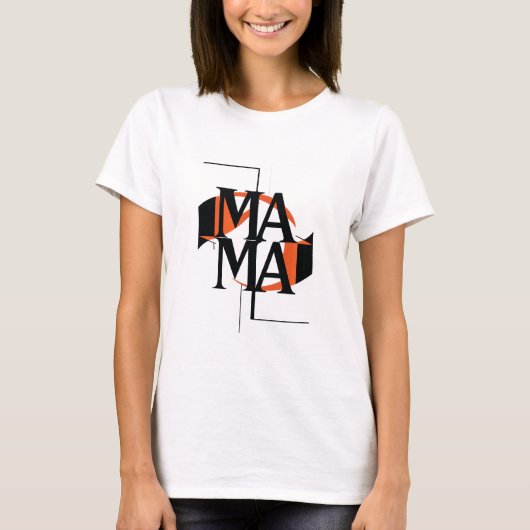 Mama Minimalist T-shirt (Voorkant)