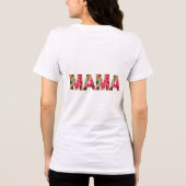 Mama – Minimalist Tribute to Motherhood T-Shirt De (Achterkant)