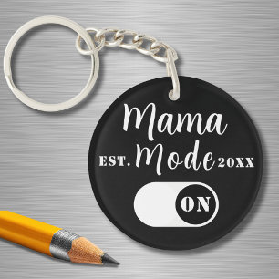Mama Mode AAN Aandenken, Geschat jaar, Op maat gem Sleutelhanger
