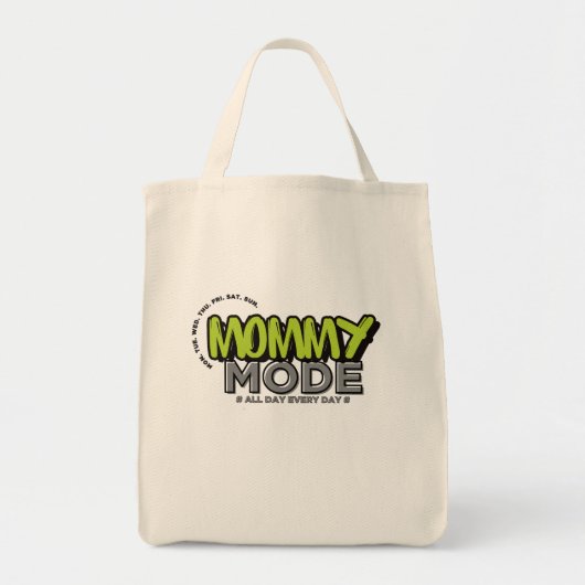 Mama Mode Canvas tas - elke dag grappig Mama (Voorkant)