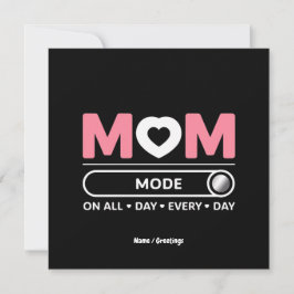 Mama Mode de hele dag door Moederdag Kaart