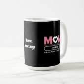 Mama Mode de hele dag door Moederdag Koffiemok (Voorkant rechts)