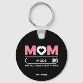 Mama Mode de hele dag door Moederdag Sleutelhanger