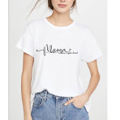 Mama Modern Mam Kinder Namen Moederdag T-shirt