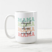 Mama Modern mama Kinder Names Moederdag Gift Koffiemok (Links)