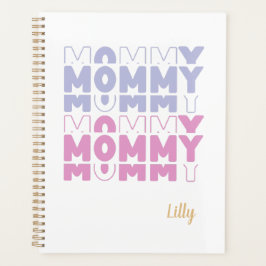 Mama Modern Pastel Kleur Custom Moederdag Planner