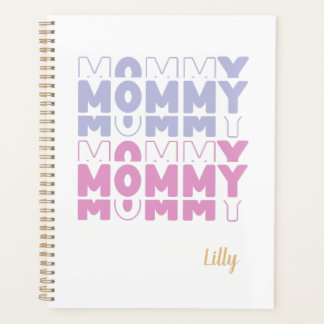 Mama Modern Pastel Kleur Custom Moederdag Planner