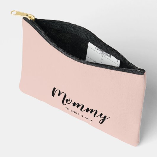 mama | Moderne Moeder Kinder Namen Blush Roze Etui (Open)