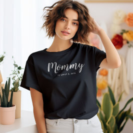 mama | Moderne Moederdag van Kinder namen voor mam T-shirt