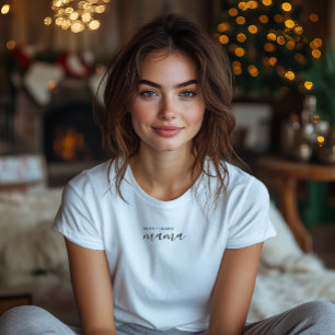 mama   Moderne Moederdag van Kinder namen voor mam Tri-Blend Shirt