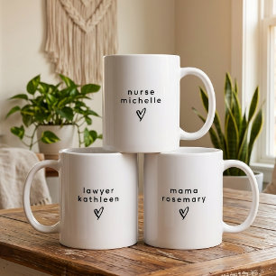 Mama Moderne Verpleegster Advocaat Afstudeer Custo Koffiemok