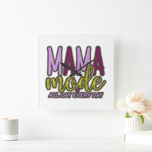 MAMA-modus wandklok (Huis)