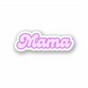 Mama Moeder, aanstaande moeder Sticker