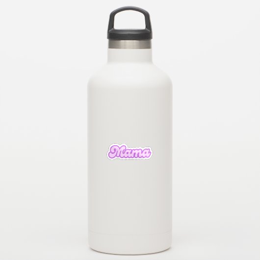 Mama | Moeder, aanstaande moeder Sticker (Waterfles)