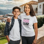 Mama Moeder Bruh Grappige Mam T-shirt<br><div class="desc">Voeg uw keuze van personalisatie toe. Ze heeft je bevallen, ze heeft je gevoerd, ze heeft je opgepikt van vreselijke middelbare schooldansen; zorg ervoor dat je haar in show brengt hoe dankbaar je bent! Deze shirten zijn niet alleen perfect voor je moeder, maar maken ook geweldige cadeaus voor vrienden en...</div>
