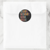 Mama Moeder Bruh Grappige Moederdag Voor Mam Ronde Sticker (Tas)