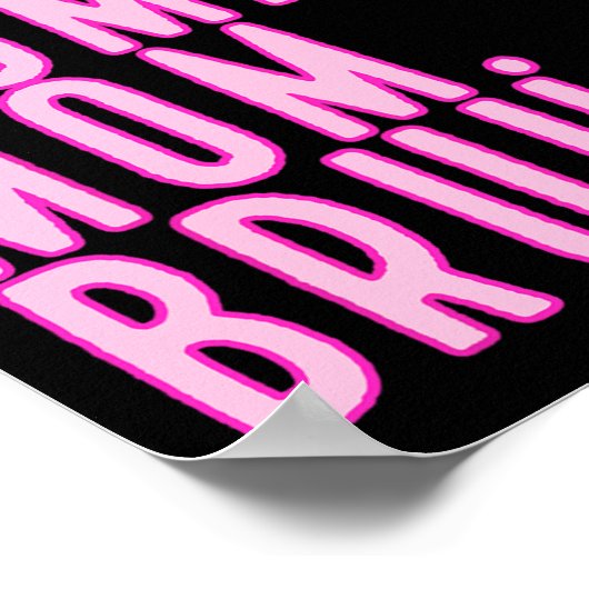 Mama Moeder Bruh Moederdag 2024  Moeder Poster (Hoek)