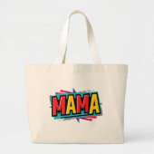 mama moeder mam grote tote bag (Voorkant)