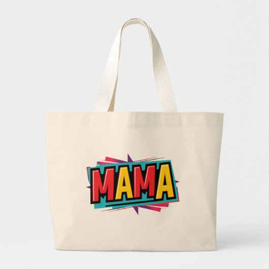 mama moeder mam grote tote bag (Voorkant)