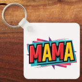 mama moeder mam sleutelhanger (Voorkant)
