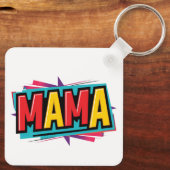 mama moeder mam sleutelhanger (Achterkant)