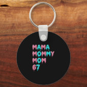 Mama Moeder Moeders 67 Grappige Meme Gen Alpha Sla Sleutelhanger (Voorkant)